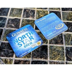 2006 Coaster~GUINNESS Ireland North Star Brew~3rd Stout in Brewhouse Series 2pc